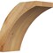 Ekena Millwork 4"W x 8"D x 8"H Thorton Rough Sawn Knee Brace, Western Red Cedar BRC04X08X08THR00RWR - alternate 1